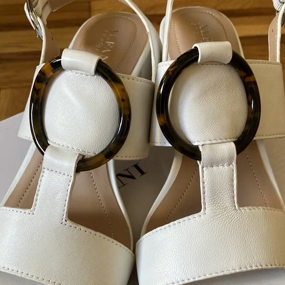 Alfani | Step N' Flex Gwenna Ring-Hardware Dress Sandals | White - Picture 2 of 5